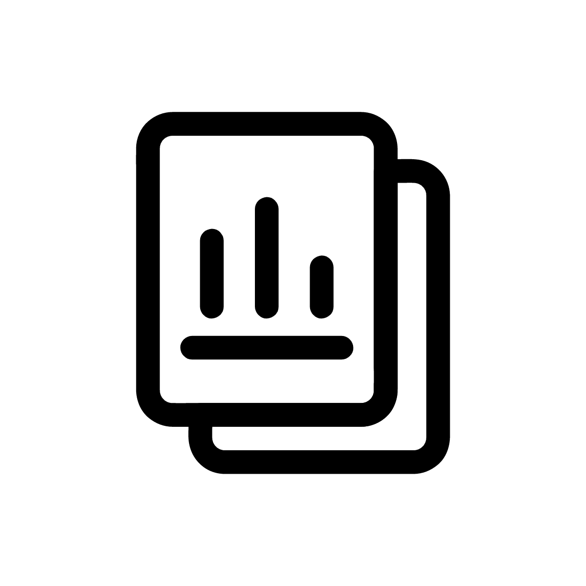 Detailed reporting icon